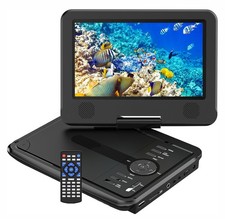 9,5" Tragbarer DVD-Player mit 7,5" HD-Drehbildschirm ideal fürs AutoZonenfrei