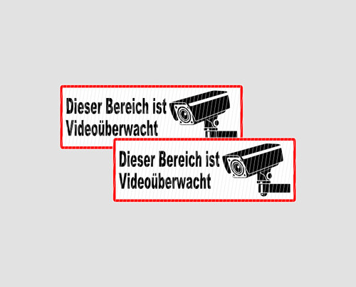 Achtung videoüberwachung - achtung,