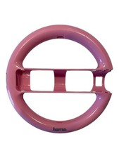 Nintendo Wii Lenkrad Racing Wheel kompatibel mit Mario Kart geprüft hama pink