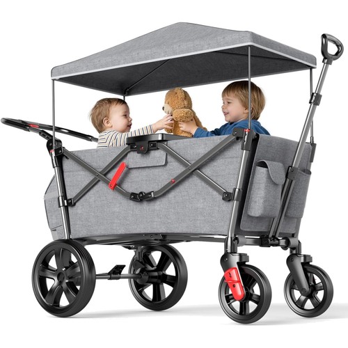 Kinder handwagen mit dach - mit,