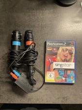 Singstar Mikrofone PS2 PlayStation 2 mit Adapter und Spiel