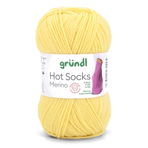 50g gründl hot socks merino - hot,