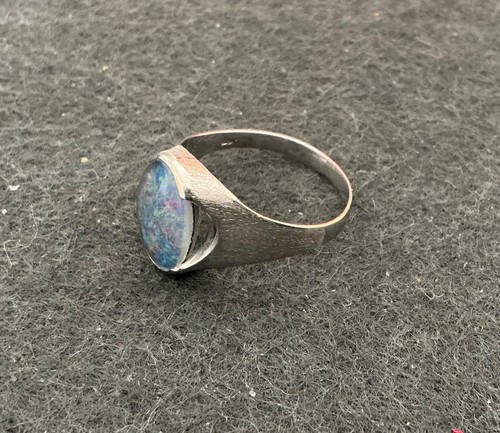 Eleganter edelopal ring - edelopal, 585