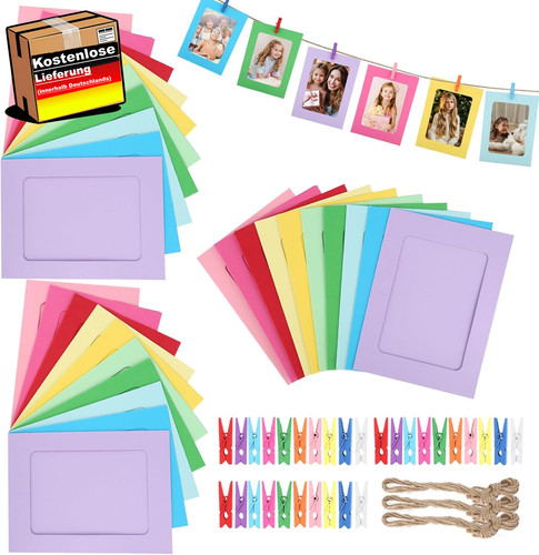 Bunte papier bilderrahmen - bunte,