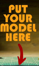 Custom model kit unassembled