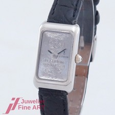 CORUM Platinum - 999 Platinum - 5 Gramm Platin - Handaufzug - Lederarmband