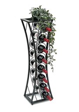 Weinregal Metall Schwarz