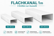 Pvc flachkanal länge 1000 - pvc,