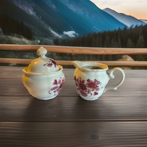 Sugar bowl creamer barock - +,
