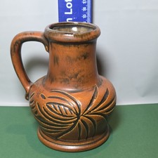 Keramik Vase Krug Braun