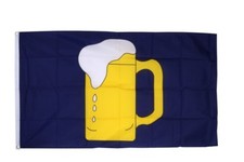 Bier hissflagge biertrinker - bier,