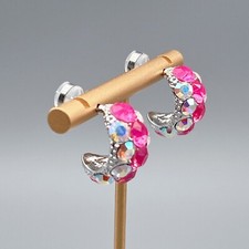 Semi-Creolen Ohrringe mit