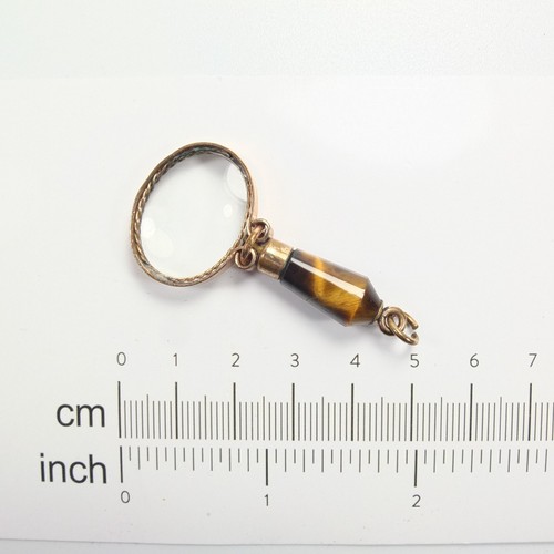 Antik walzgold lupe miniatur - lupe,