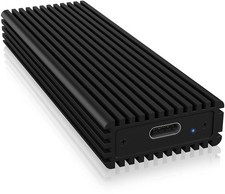 RAIDSONIC ICY BOX Externe Festplatte USB-C Gehäuse M.2 NVME SSD 10 Gbit/s LED