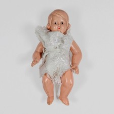 Antik Vintage Miniatur Zelluloid Baby Puppe Schildkrot Germany Schildkröte Marke 7 cm