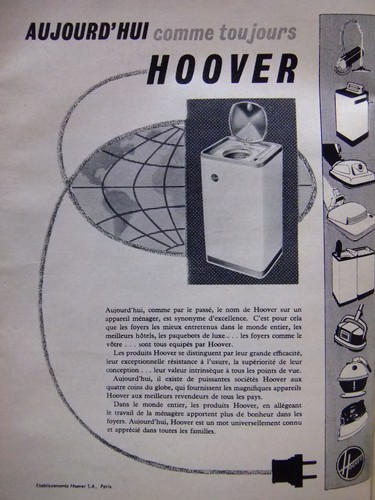 Werbung 1959 hoover - werbung,