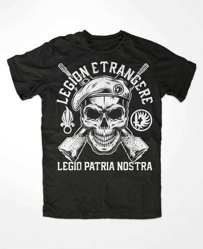 Legion etrangere skull shirt - legion,