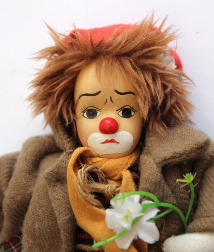 ältere sammler puppe clown - sammler,