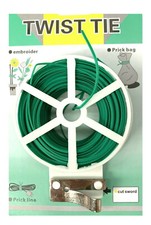 50M Bindedraht Blumendraht Wickeldraht Gartendraht Eisendraht grün