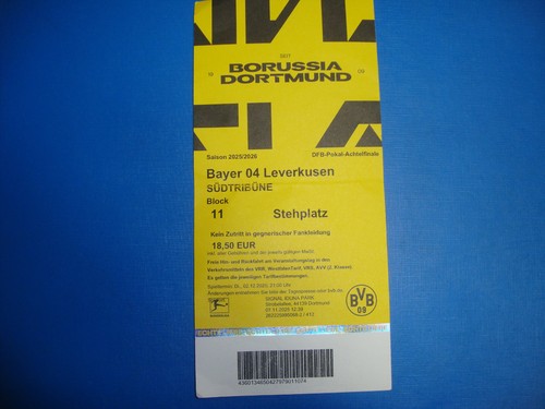 Ticket bvb dortmund - 25/26,