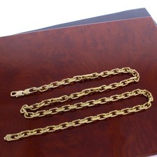 Markante Ankerkette 585 14 Karat Gelbgold xxyy-d