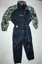 REDSTAR Vintage 90er Ski Skianzug OVERALL Snowboard DAMEN Gr 36 einteilig