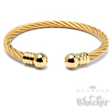 Damen Herren Armreif Edelstahl