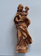schöne Holzfigur Maria mit