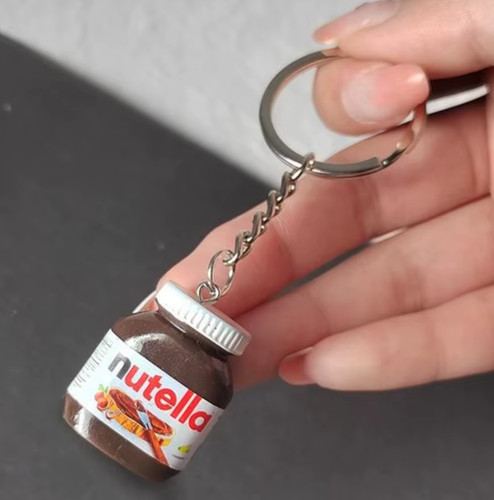 Schlüsselanhänger nutella - schlüsselanhänger,
