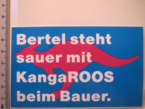 Aufkleber sticker kangaroos - aufkleber,