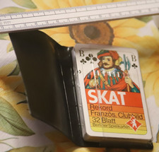 Skat Skatblatt Kartenspiel Gesellschaftsspiel Franz. Bild AL