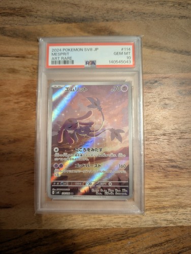 Pokémon mesprit psa 10 - -,