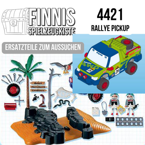 Playmobil 4421 rallye pickup - playmobil,