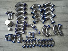 Konvolut Edelstahlfittings Pressfittinge Wasser Installation 42 teile