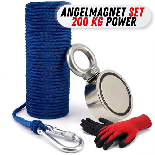 Neodym magnet 200 stark - 200, kg