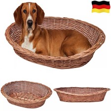 Weidenkorb Hundebett Hundekorb Dog Katze Schlafkorb Größe 50cm 70cm 90cm