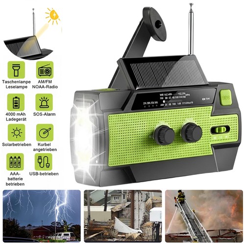 Notfall solar handkurbel - notfall,