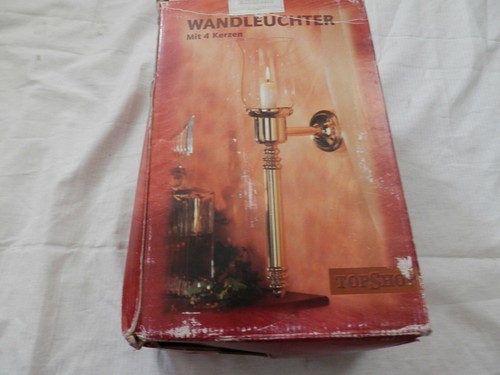 Messing wandleuchte kerzen - wandleuchte,