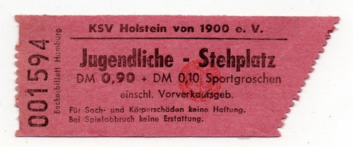 Ticket holstein kiel - ticket,