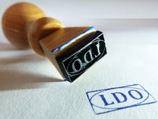 Stempel Wehrmacht LDO Reichszeugmeisterei Gummi Orden Ausrüstung Abzeichen Tüte