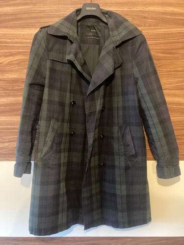 Zara mantel trenchcoat - trenchcoat, tartan