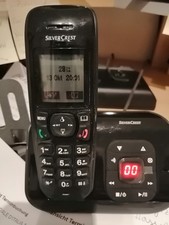 DECT-Komforttelefon mit AB silvercrest Black