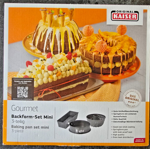 Backformen set mini - set, 3