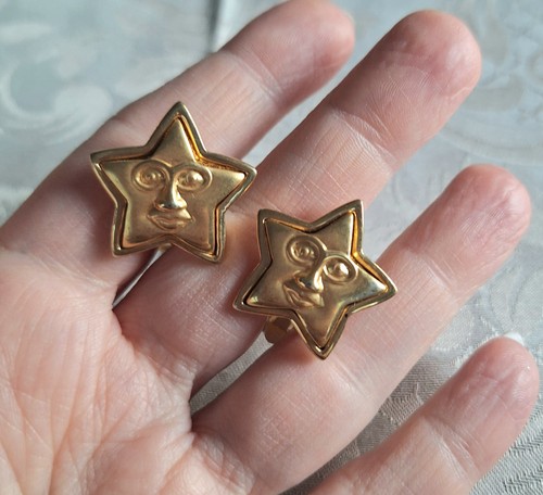Vintage ohrclips 80er sterne - 80er,