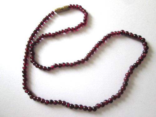 Vintage granat kette - kette, collier