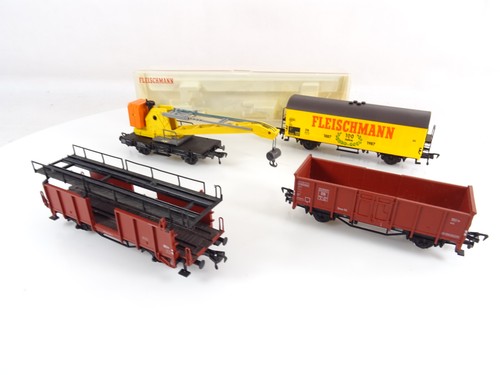 Fleischmann güterwagen set - fleischmann, güterwagen-set