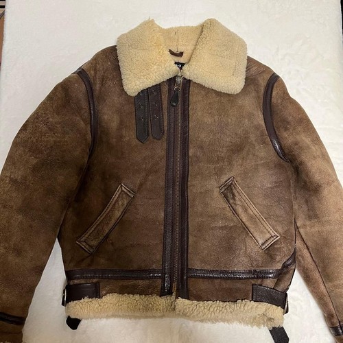 Schott leder fliegerjacke - leder,