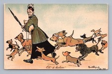 Antique sweden comic postcard - sweden,