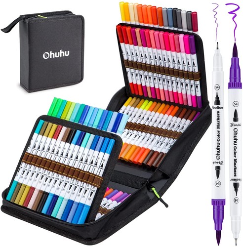 Dual brush pen set - brush, farben