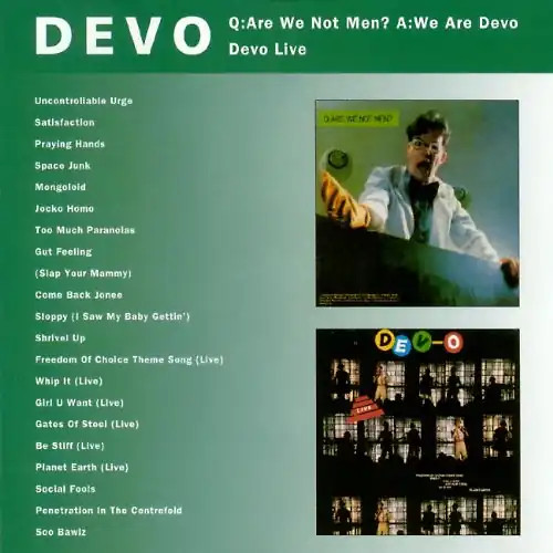 Devo are not men - devo,